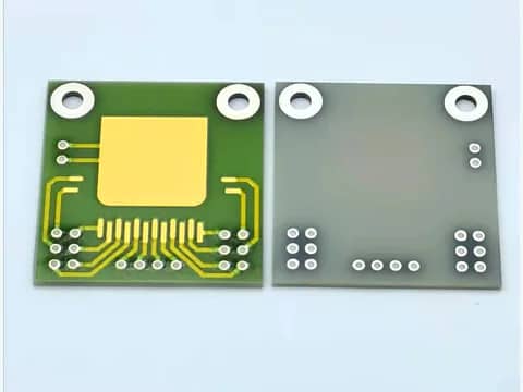 View 2: Top view of paired AlN thick film PCB front and rear product forms