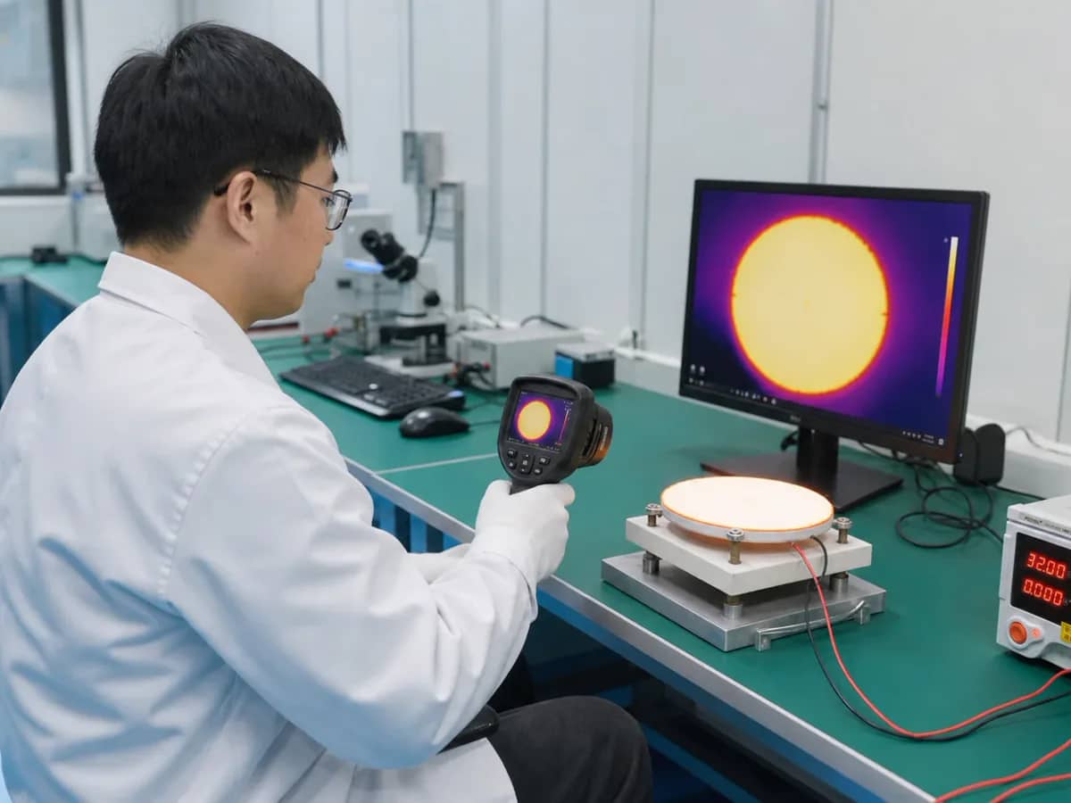 Company inspection laboratory photographed as an industrial process reference