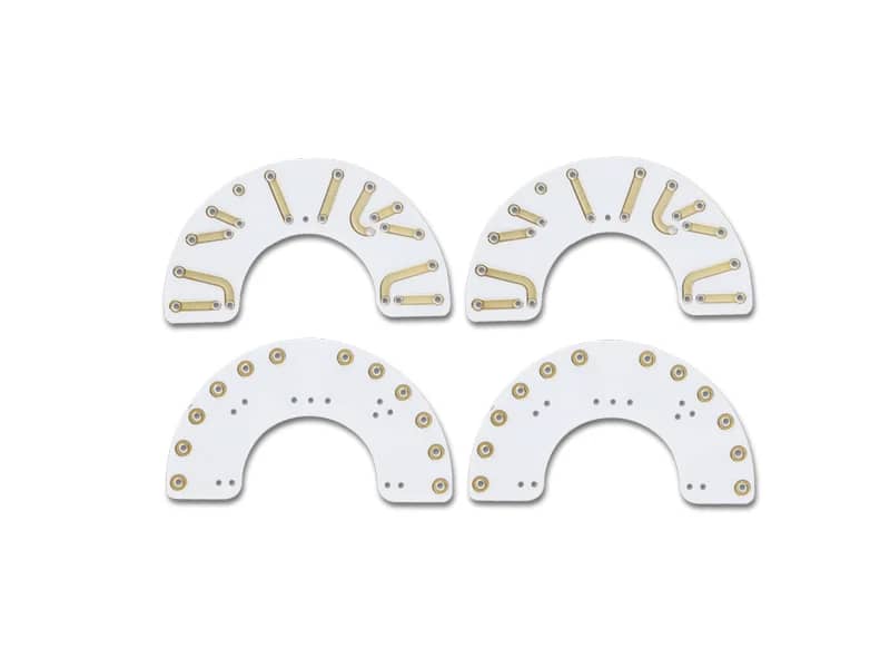 Electronic communication PCB ceramic gold-plated board