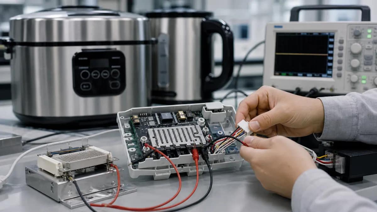Application illustration of appliance control and heating for Printed Thick Film Resistor engineering review