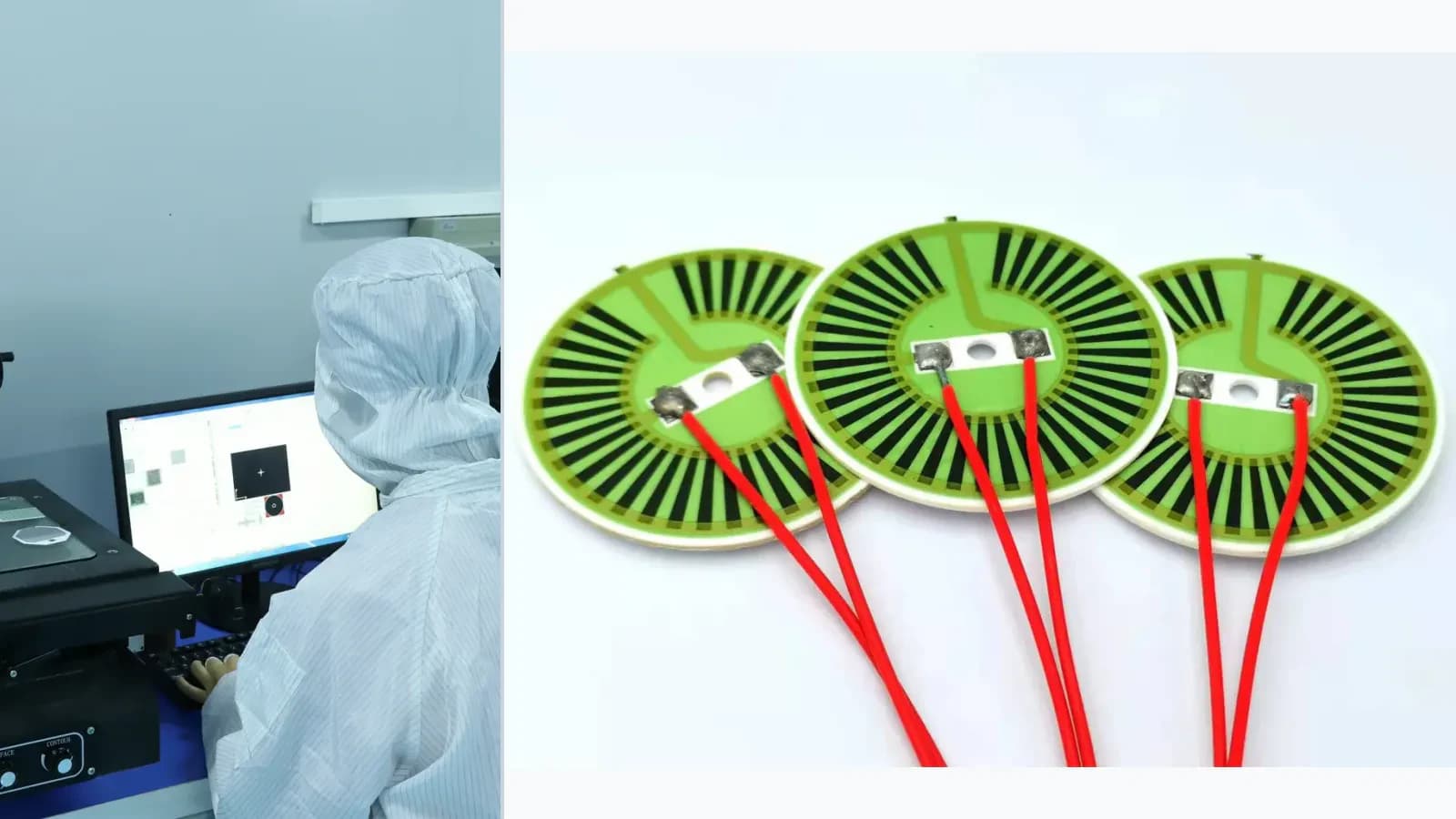Composite view of cataloged terminations, wire-bond detail, heater terminals, and related inspection context for Solderability Testing for Thick Film Terminations