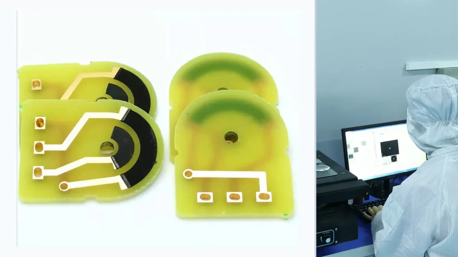 Composite view of cataloged FR4 carbon-track or hybrid products and separate production or packing context for FR4 Carbon-Film Potentiometer Engineering Review