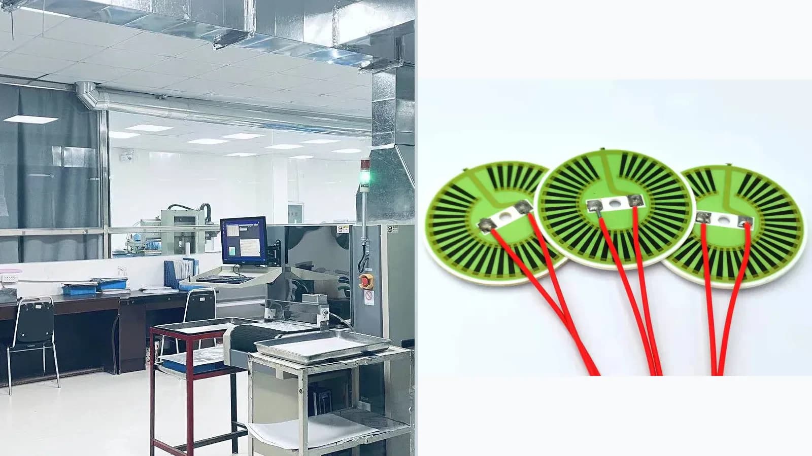 Composite view of heater products and thermal or environmental reliability context with clearly visible glazed ceramic resistor structures for Thermal Shock vs Thermal Cycling Qualification