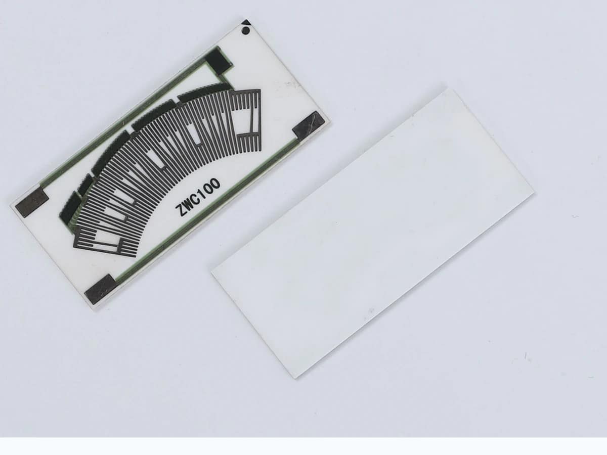 Accelerator Pedal Position Sensor Resistor Card verified printed-feature detail for output and lifecycle validation