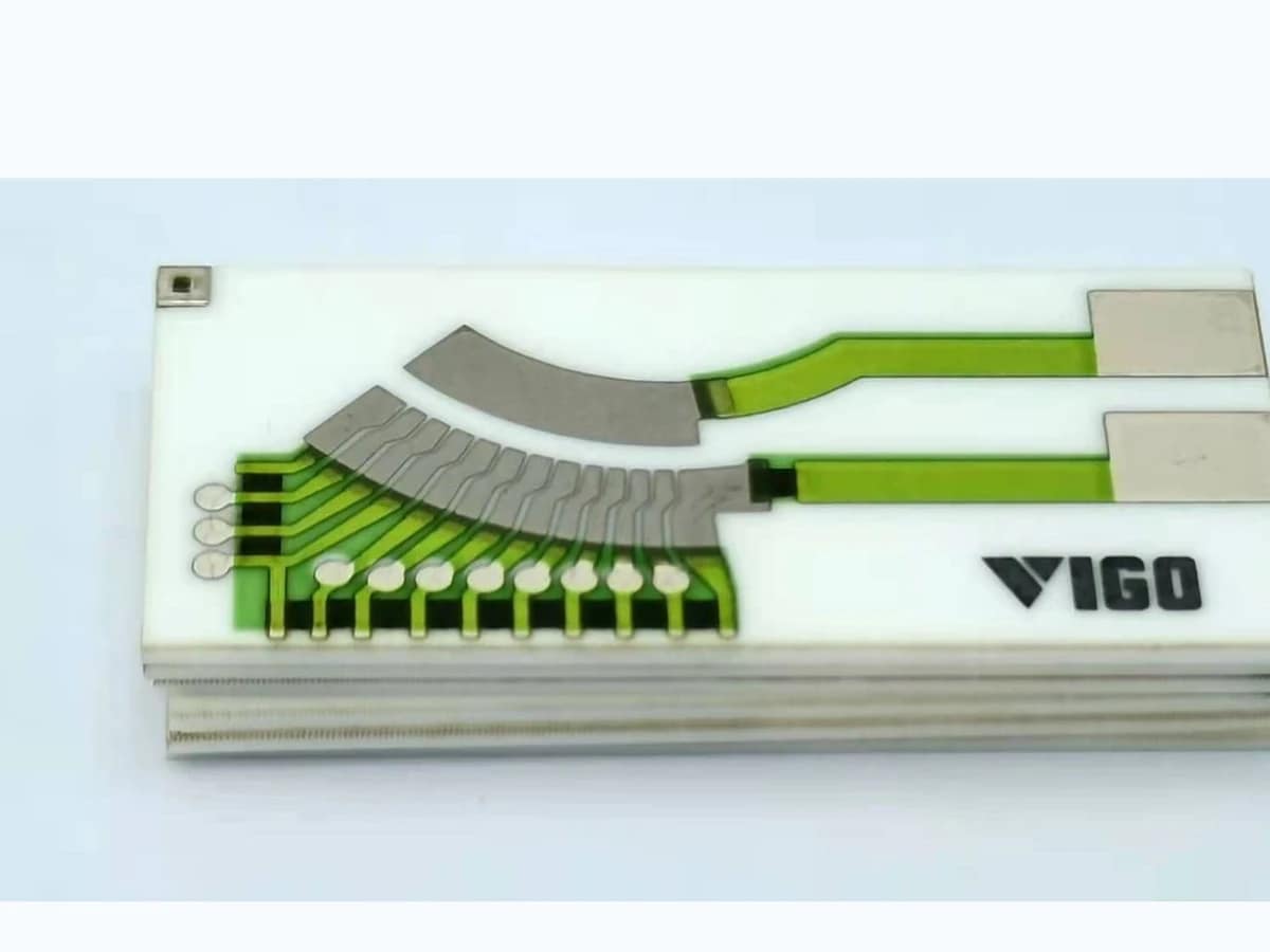 Custom Resistive Sensor Element verified printed-feature detail for sensing-function definition