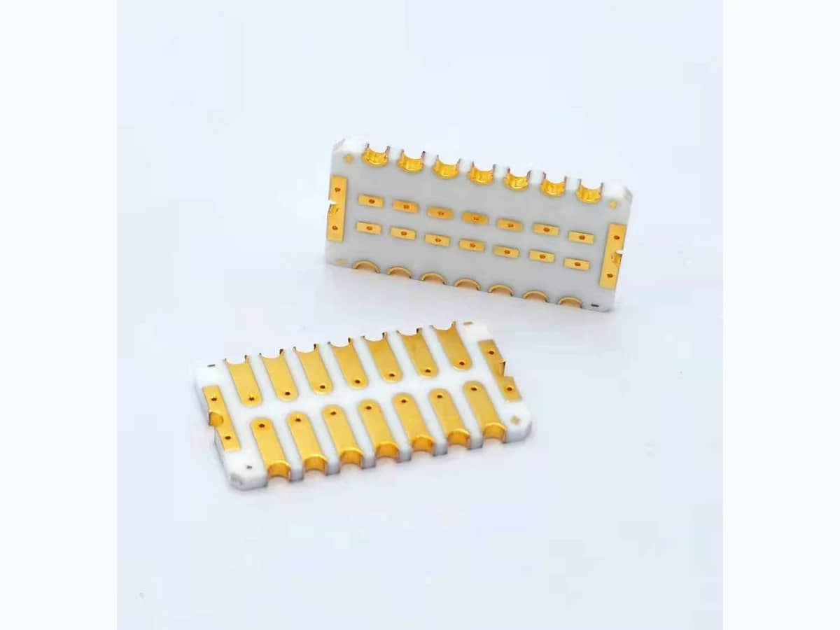Double-Sided Gold-Plated Ceramic PCB