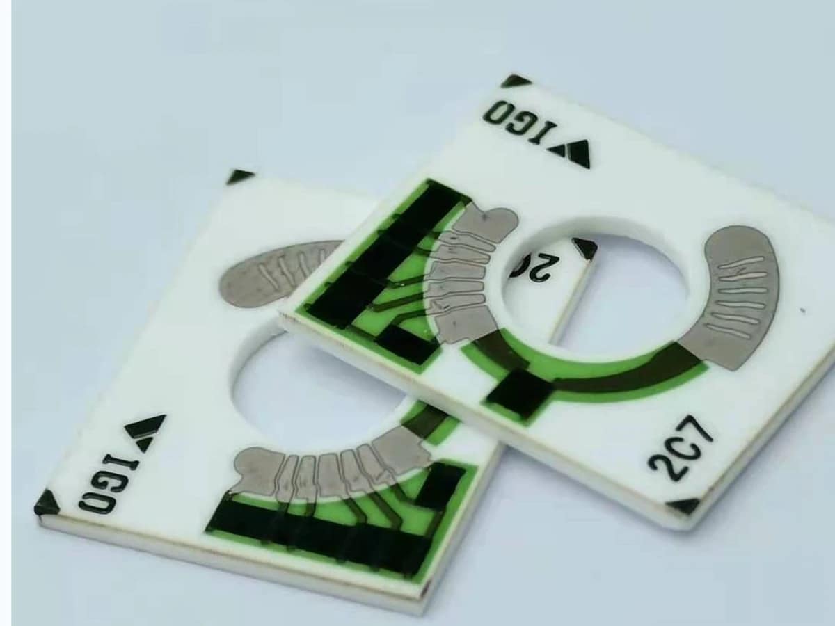 Motorcycle Fuel Gauge Resistor Card verified printed-feature detail for compact sender geometry