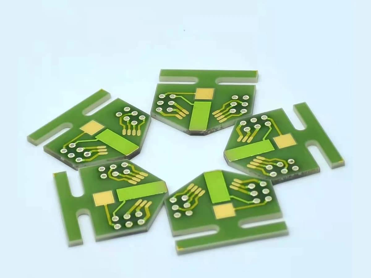 Thick Film Circuit with Metallized Vias