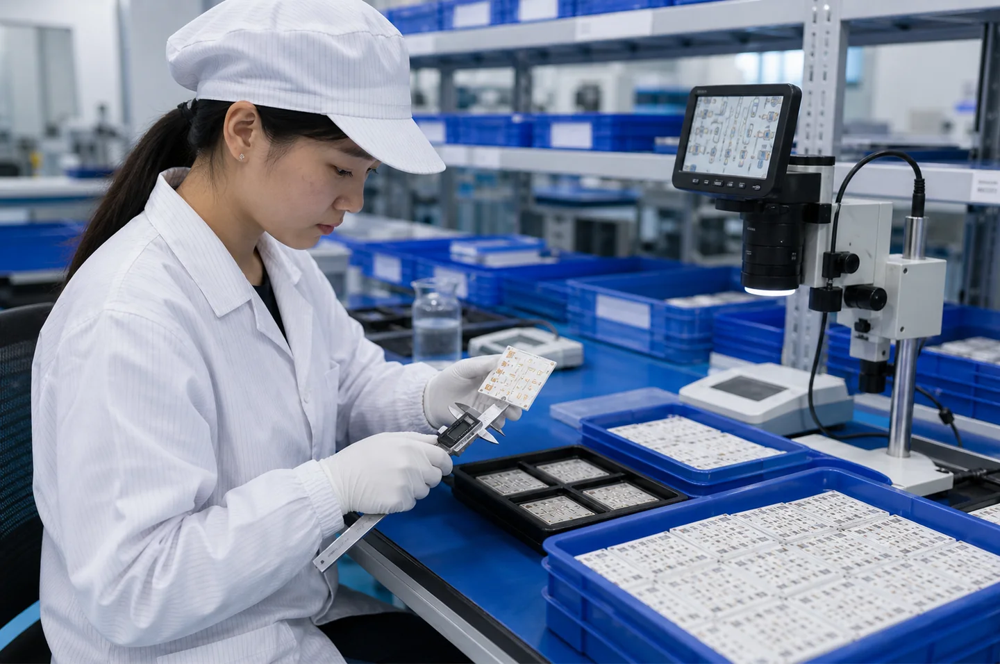 Incoming alumina ceramic substrate inspection