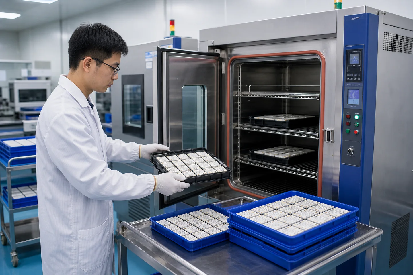Environmental reliability test chambers for ceramic circuits