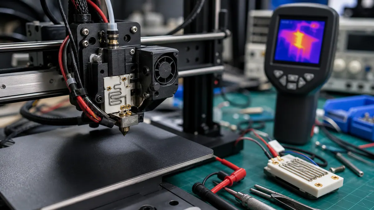 Ceramic Thick Film Heater for 3D Printer Modules
