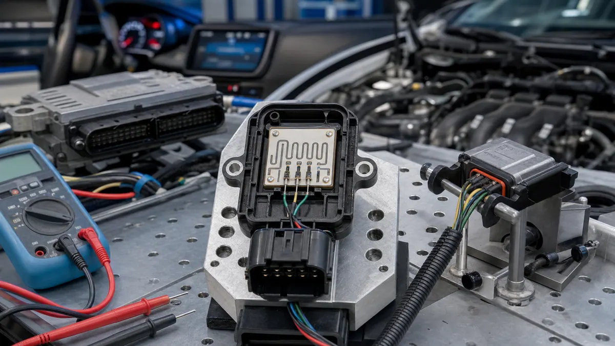 Application illustration of automotive switches and sensors for Carbon Contact PCB engineering review