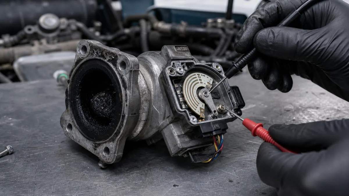 EGR Valve Position Sensor Thick Film Circuit