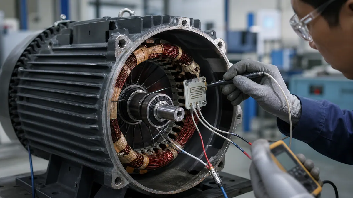 Thick Film Circuits for Electric Motor Temperature Sensing