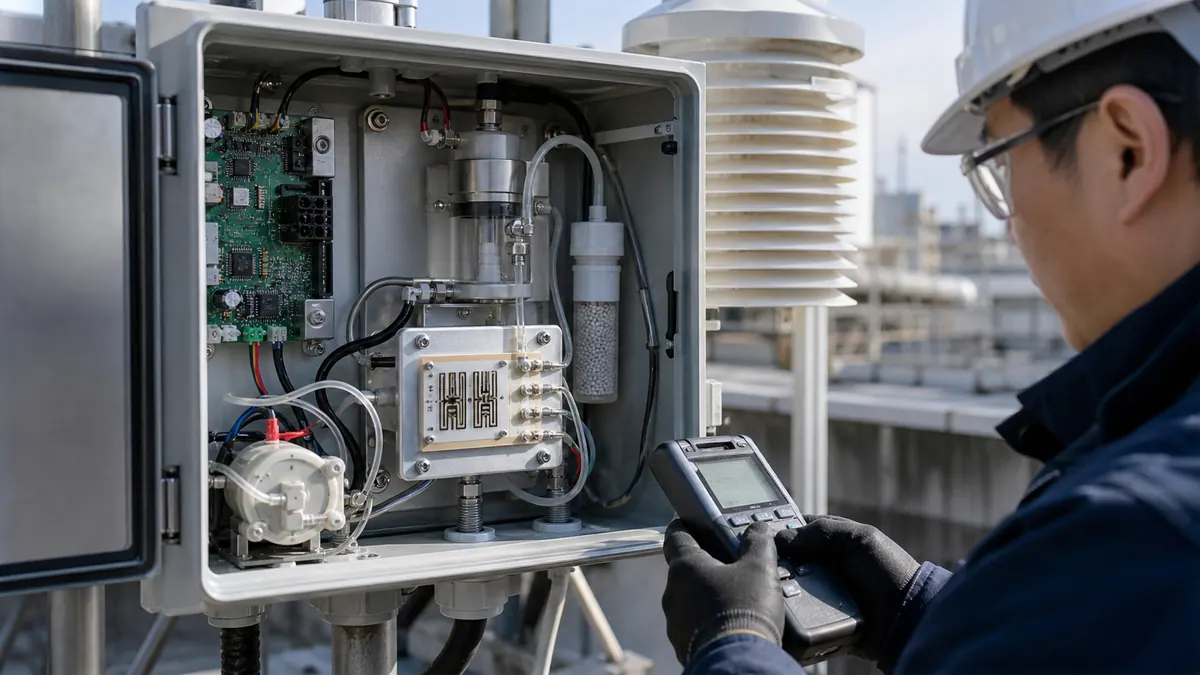 Ceramic Sensor Circuits for Environmental Monitoring