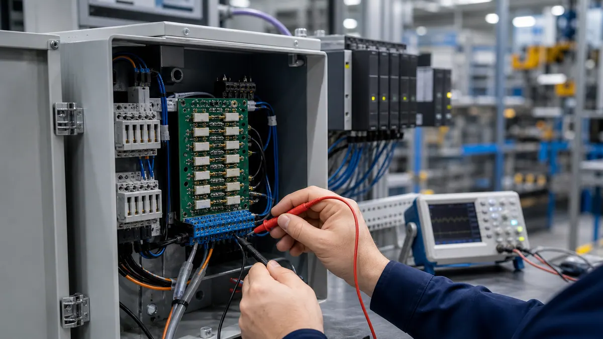 Application illustration of industrial control interfaces for Carbon Contact PCB engineering review