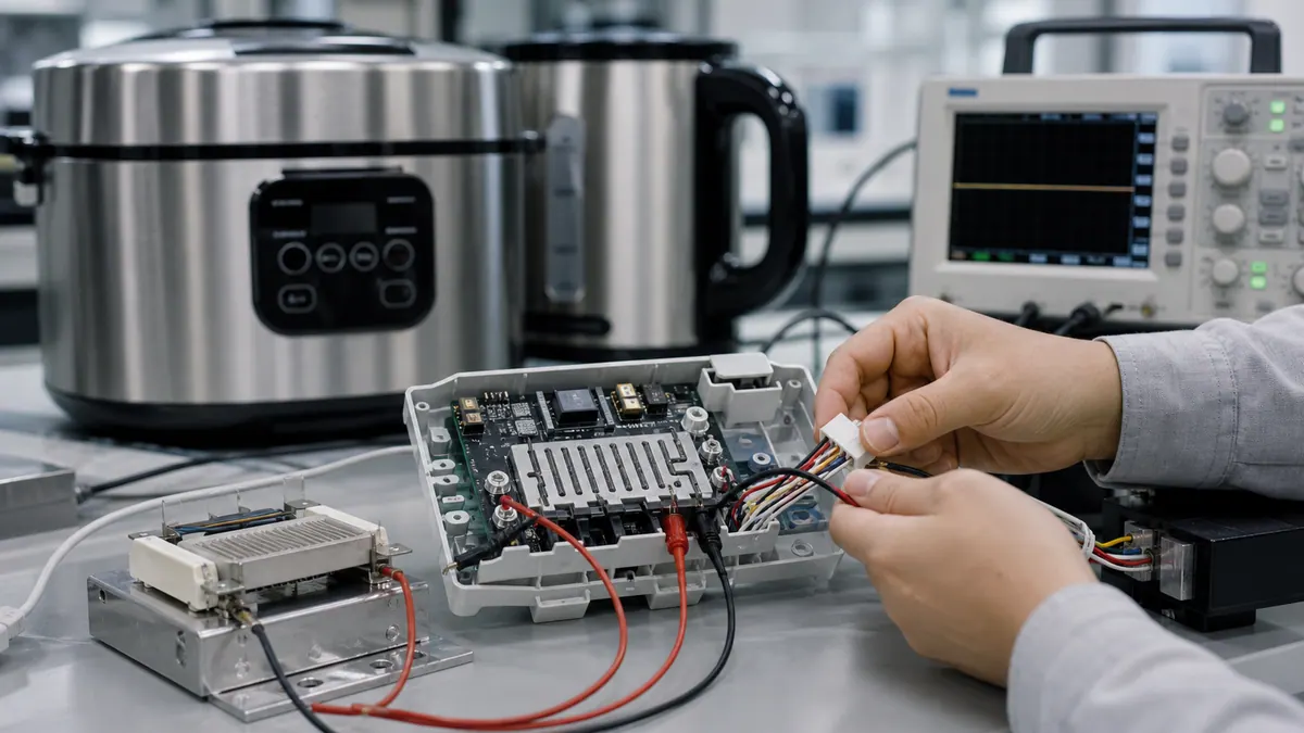 Application illustration of appliance controls for Carbon Contact PCB engineering review