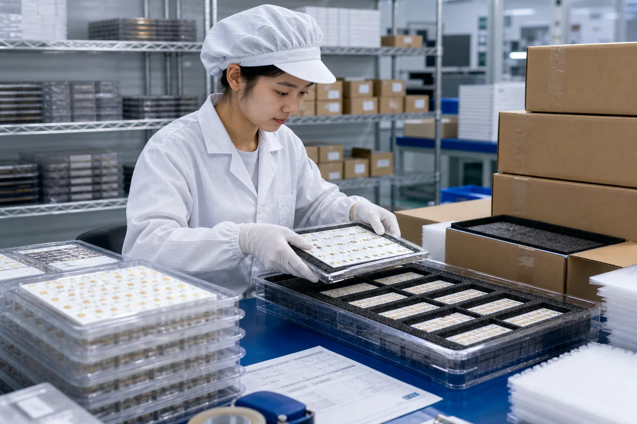 Packaging and shipment preparation for ceramic thick film circuits