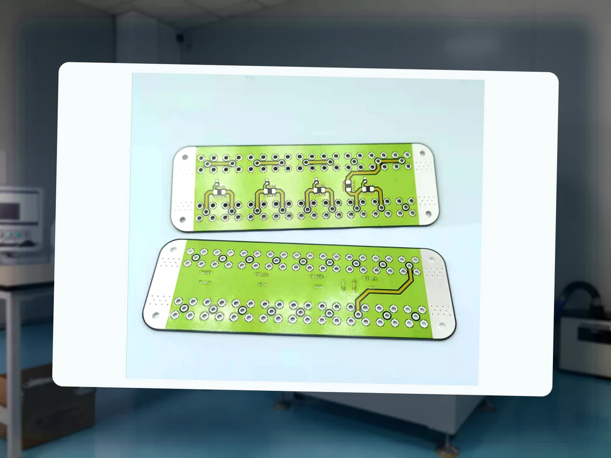 Company inspection context for a real double-sided thick film ceramic circuit