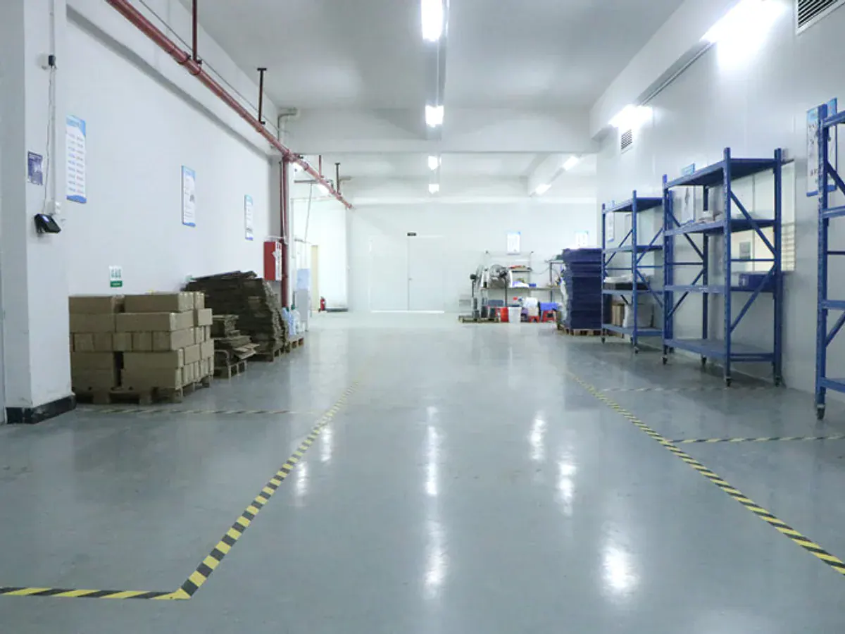 Company material storage area used for controlled production supplies