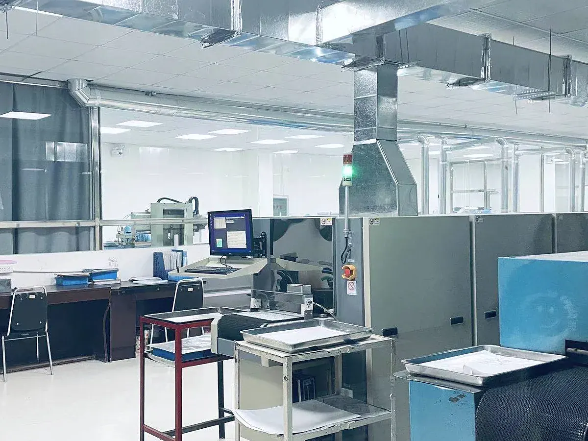 Real thermal processing equipment in the company workshop