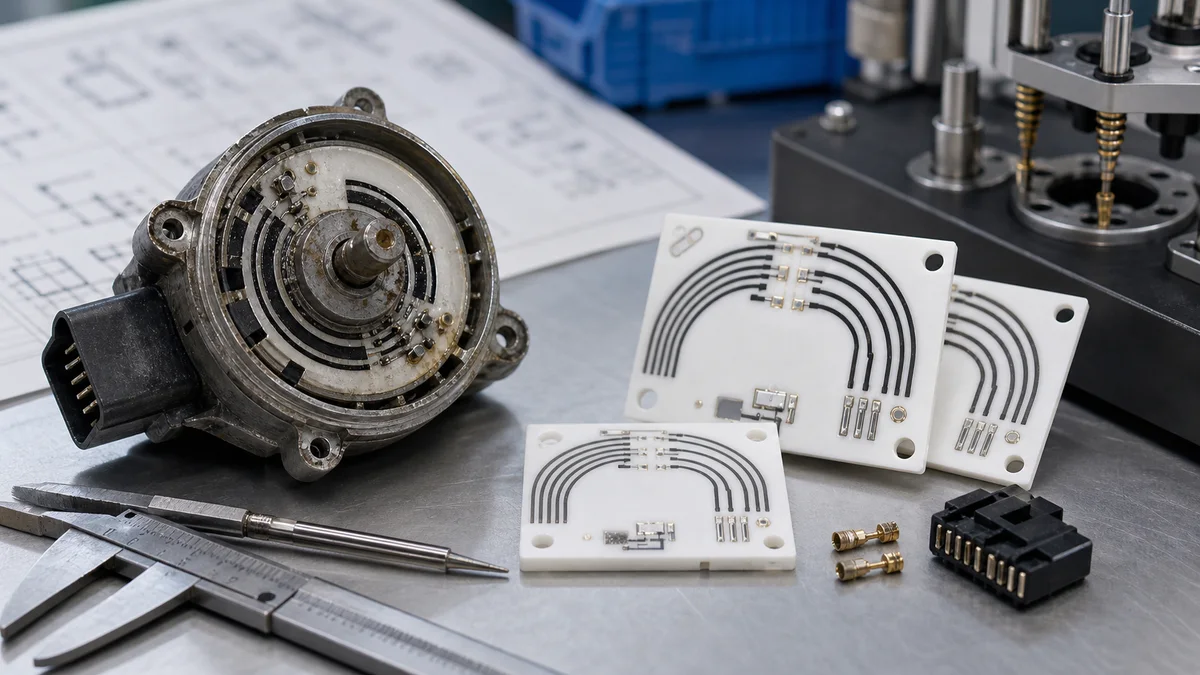 Replacement Thick Film Sensor Circuits for Discontinued Potentiometer and Position Sensor Parts