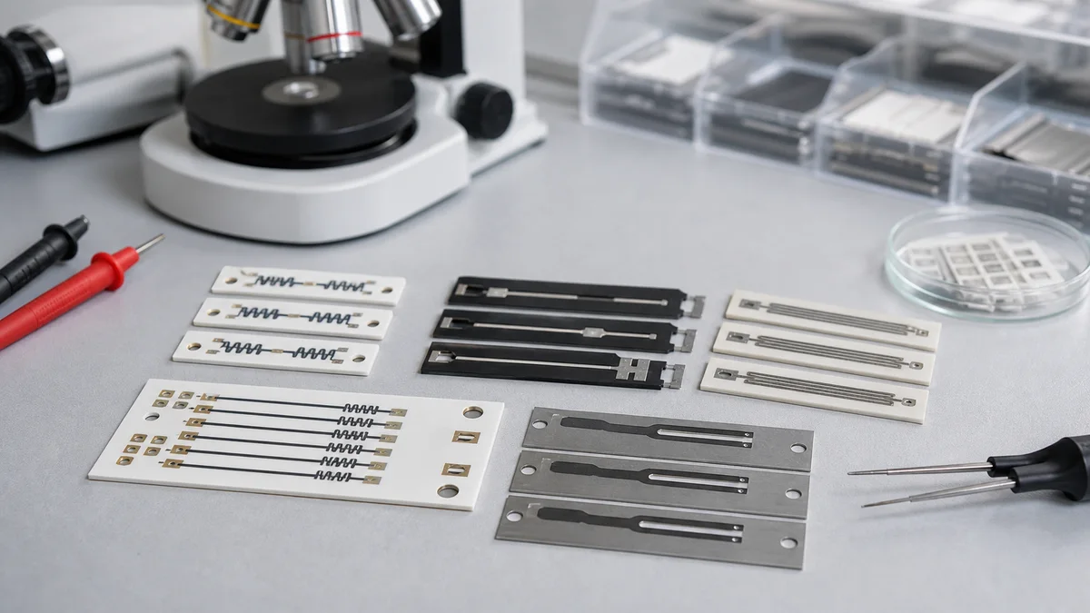 Resistive Element Material Comparison: Carbon Film, Conductive Plastic, Cermet, and Thick Film Ceramic