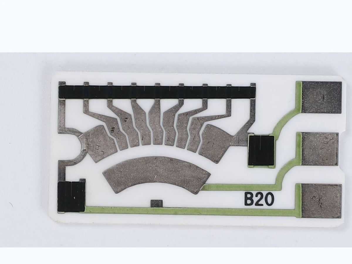 Automotive Fuel Gauge Resistor Card verified printed-feature detail for float travel and curve definition
