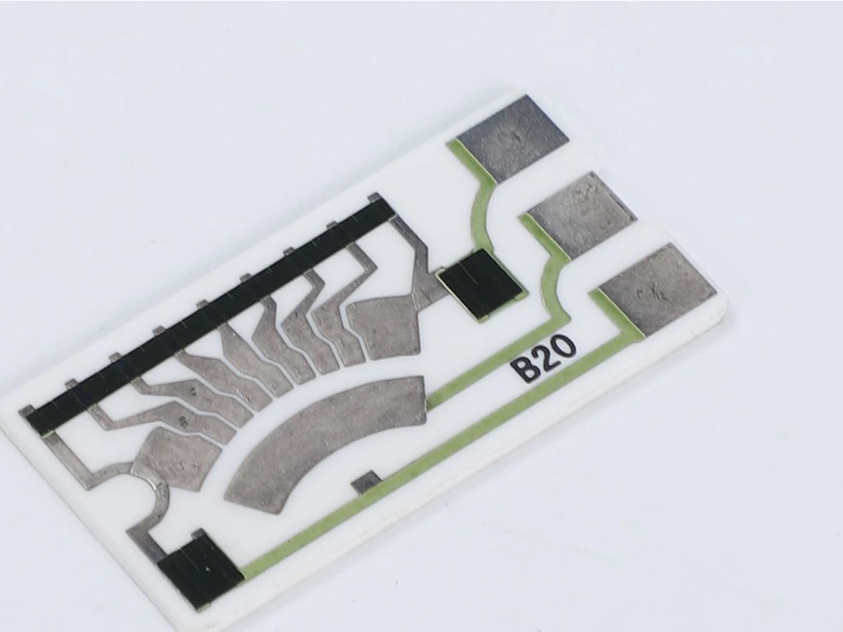 Automotive Fuel Gauge Resistor Card verified printed-feature detail for track and conductor artwork