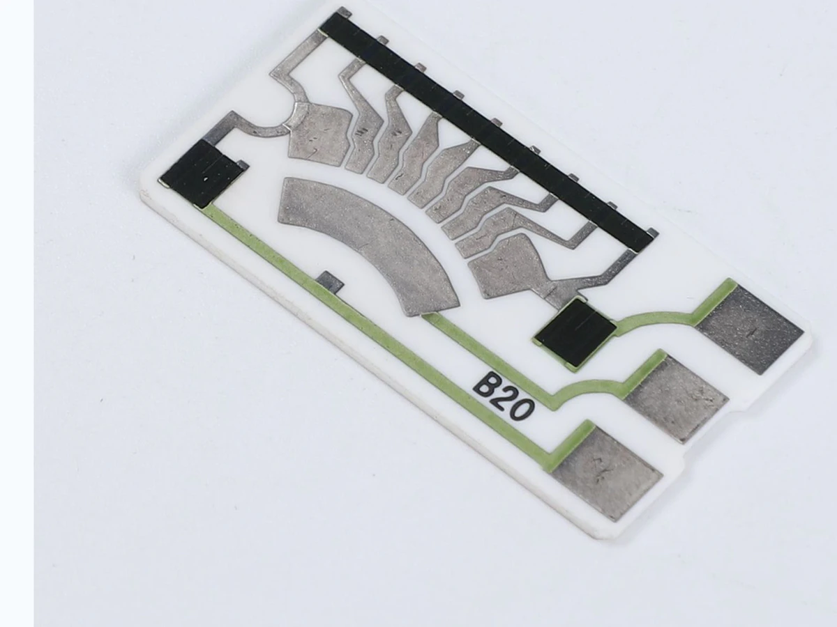 Automotive Fuel Gauge Resistor Card verified printed-feature detail for wiper and terminal integration