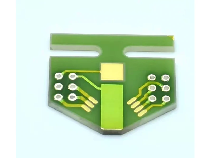Aluminum Nitride (AlN) Thick Film Gold Paste Ceramic Circuit Board BH006A0