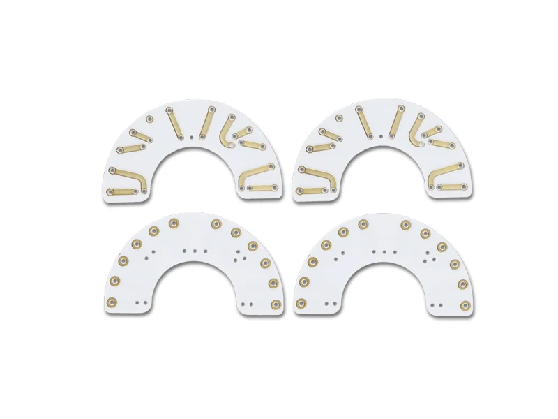 Electronic communication PCB ceramic gold-plated board