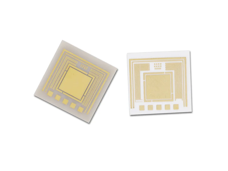 Microwave communication ceramic gold-plated plate