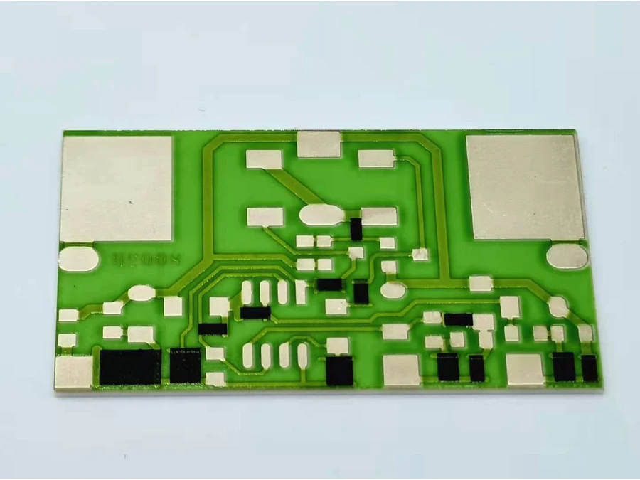 Real ceramic resistor arrays showing laser-trim features
