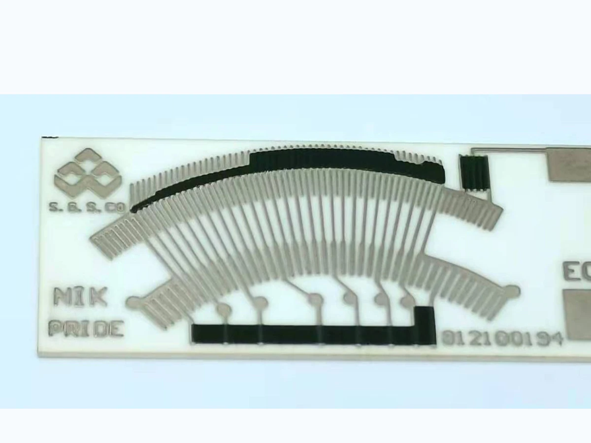 Linear Position Sensor Resistor Card verified printed-feature detail for travel and kinematic mapping