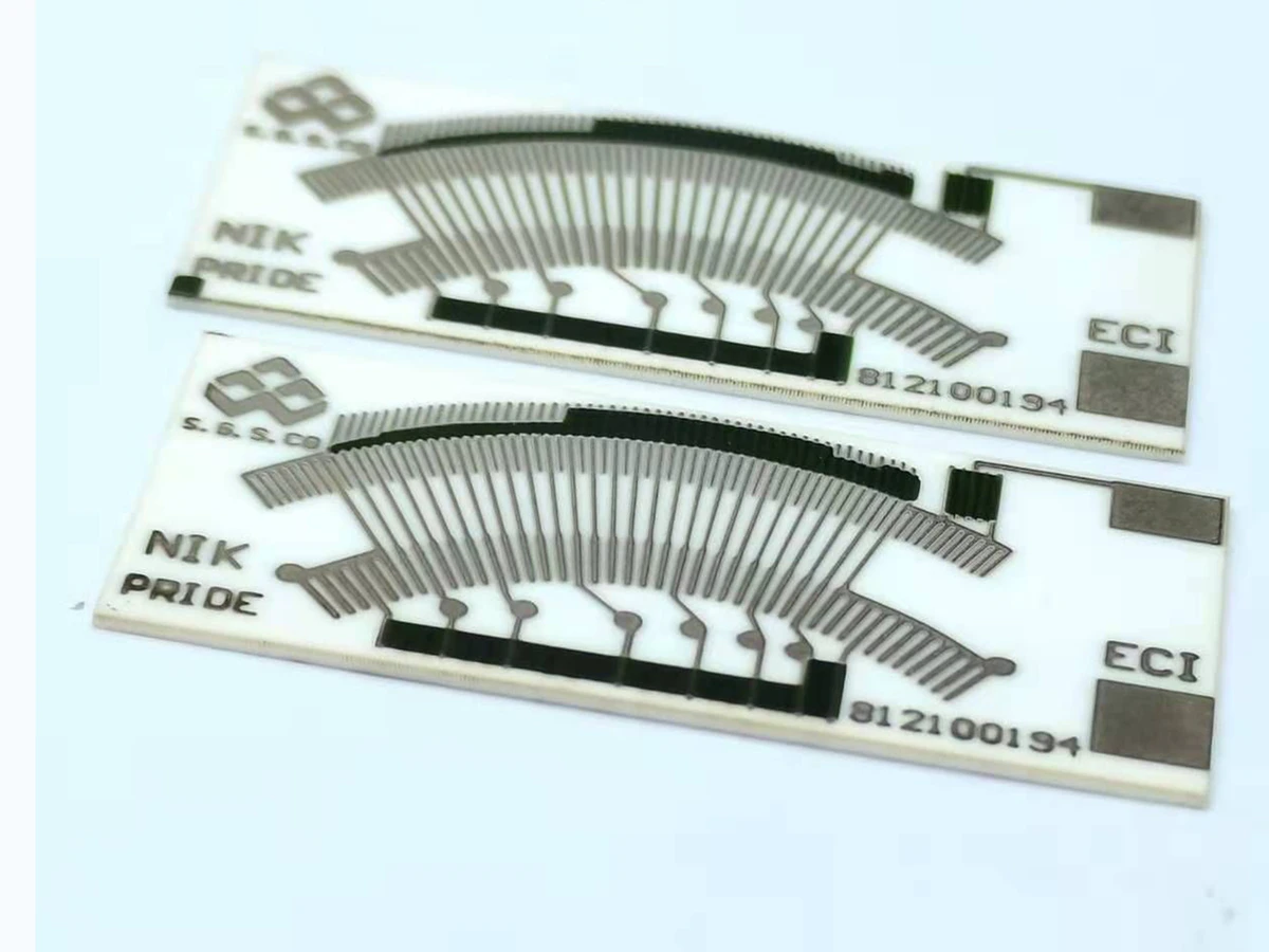 Linear Position Sensor Resistor Card verified printed-feature detail for slider or wiper integration