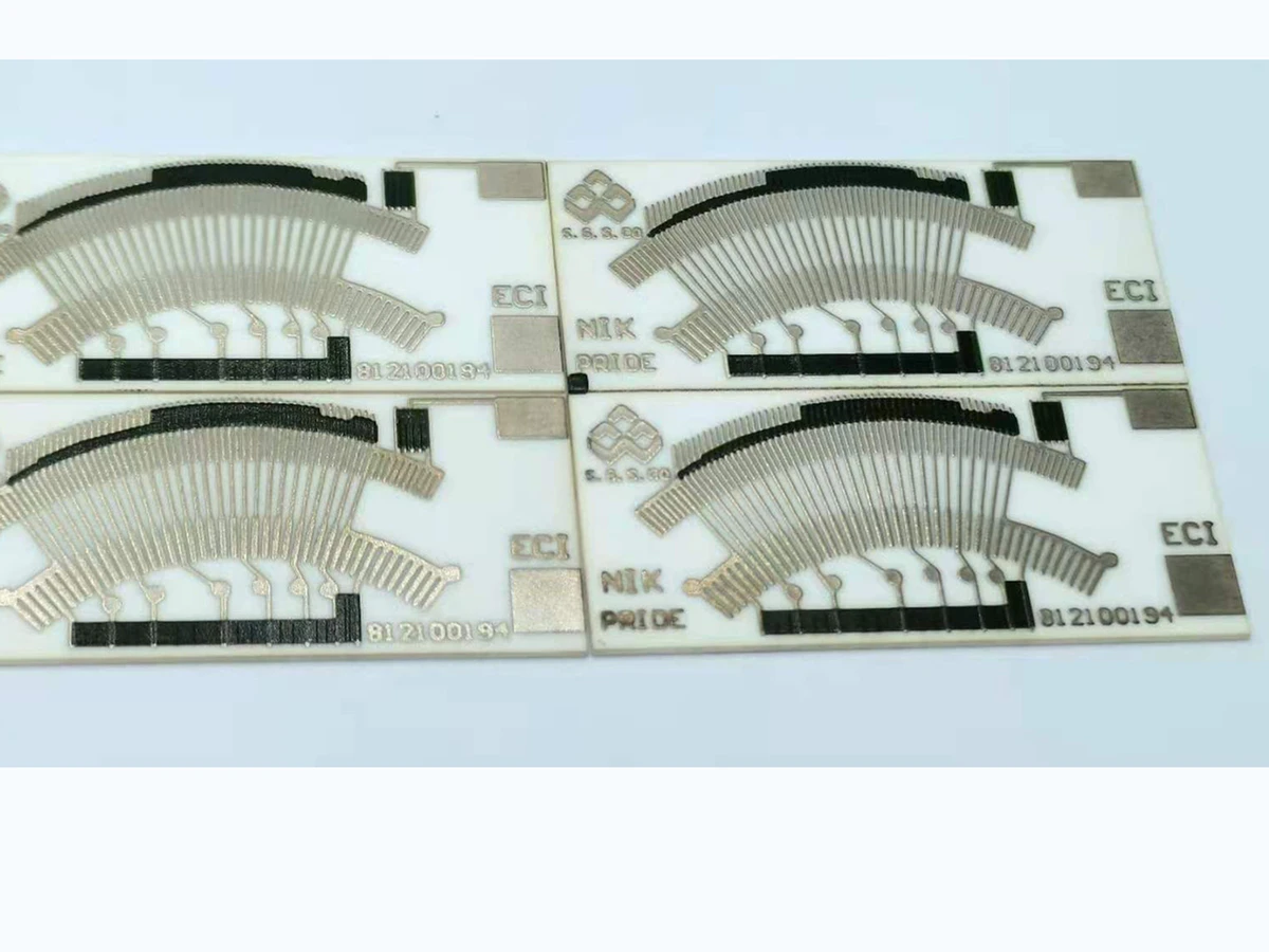 Linear Position Sensor Resistor Card verified printed-feature detail for full-travel validation