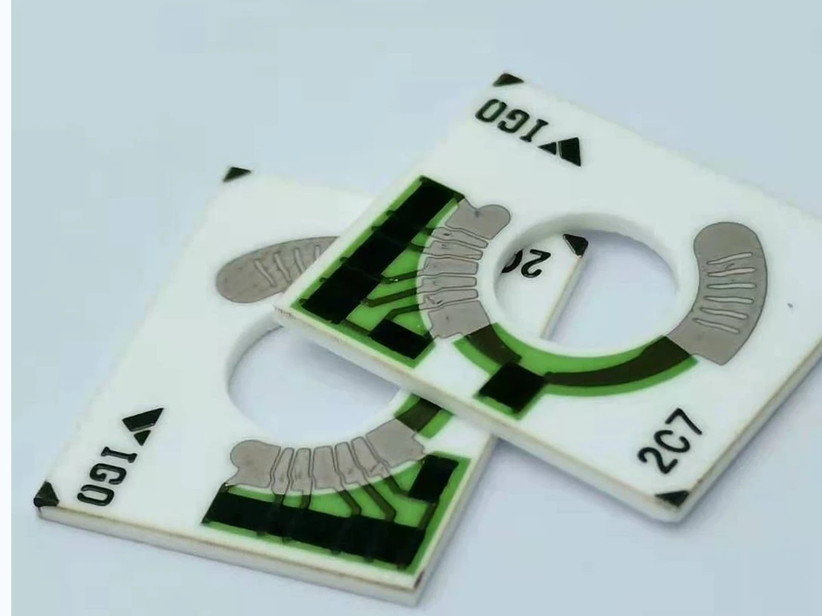Motorcycle Fuel Gauge Resistor Card verified printed-feature detail for compact sender geometry