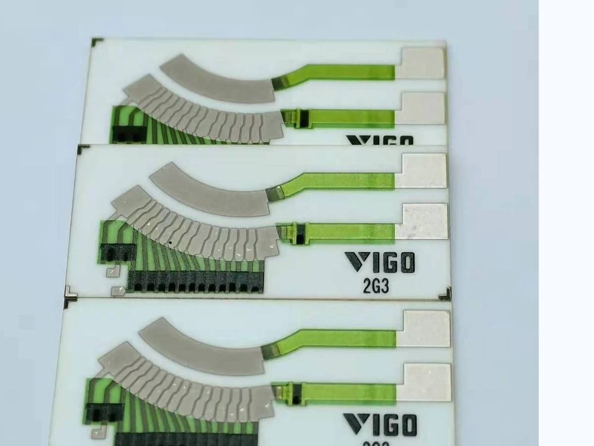 Oil Level Sensor Resistor Card verified printed-feature detail for printed path and material route