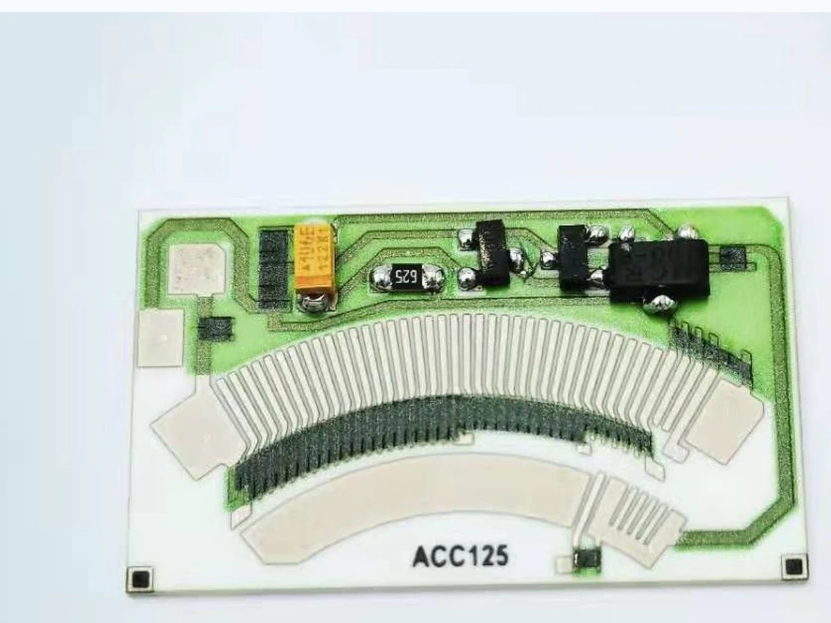 Rotary Position Sensor Resistor Card verified printed-feature detail for angle and curve architecture