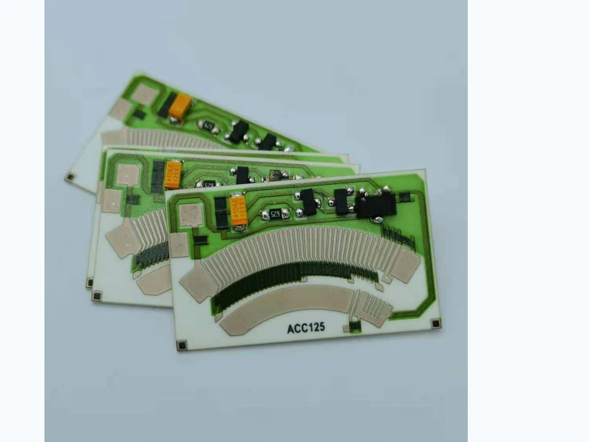 Rotary Position Sensor Resistor Card verified printed-feature detail for arc, collector, and terminal artwork