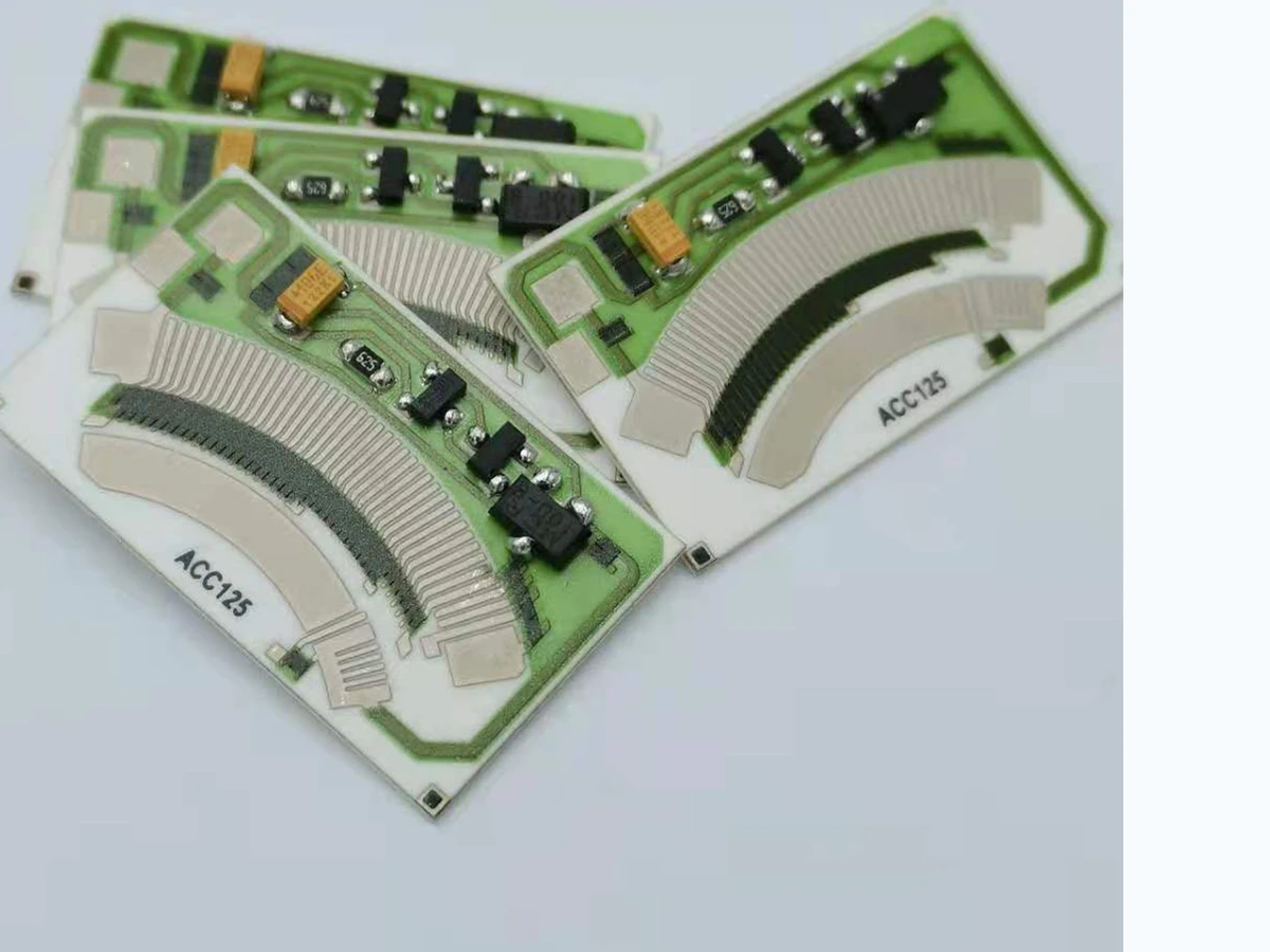 Rotary Position Sensor Resistor Card verified printed-feature detail for full-angle functional validation