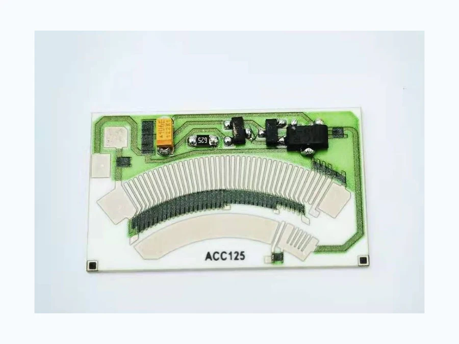 Real rotary position sensor resistor cards