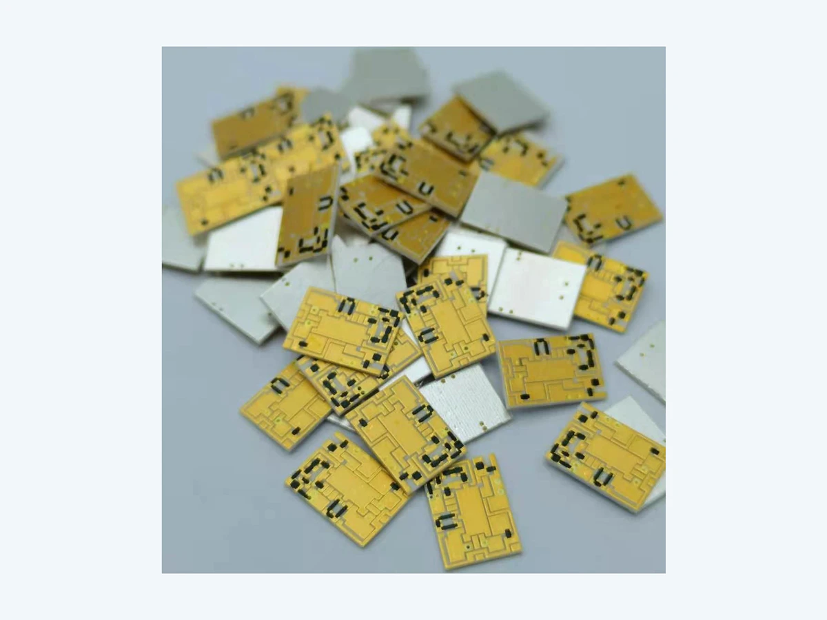 Real thick film ceramic filter circuits representing integrated printed passive technology