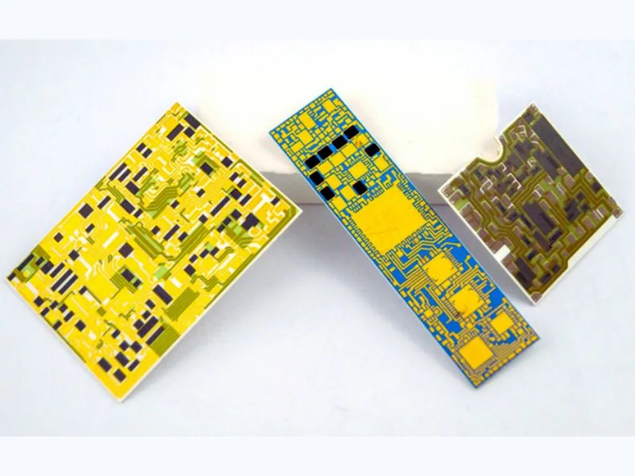 Real thick film hybrid circuits in three assembly formats